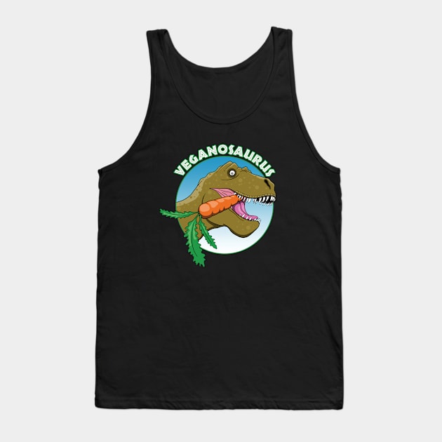 Vegan Dinosaur Tank Top by TMBTM